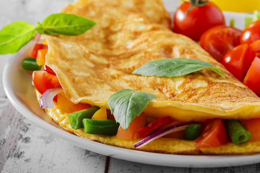 Tortilla con verduras: control del tiempo de cocción y conservación de las vitaminas